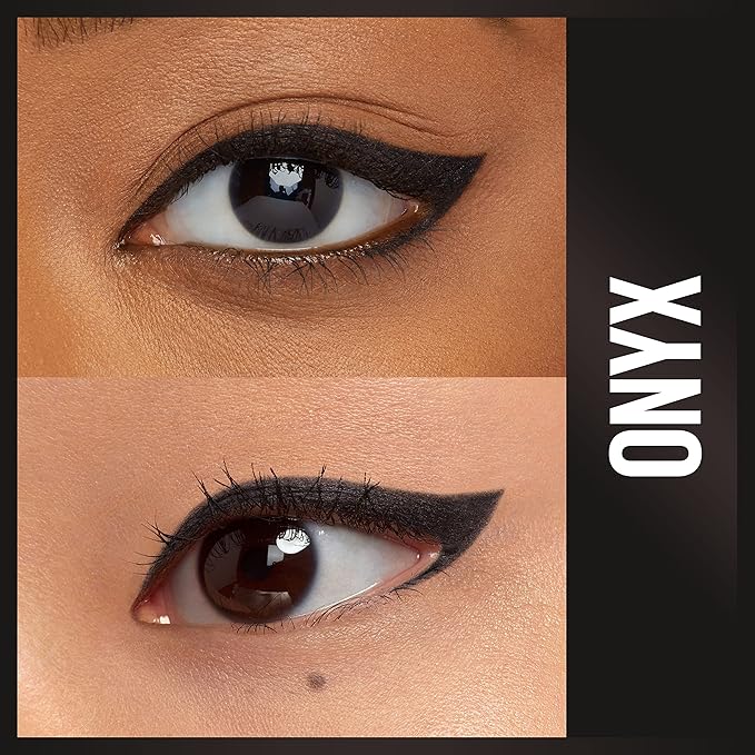 Maybelline Unstoppable Waterproof Mechanical Black Eyeliner Pencil, Easy to Apply, Smooth Glide, Up to 24 Hour Wear, Onyx