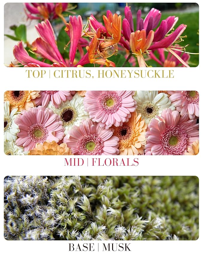 Honeysuckle Delicious Natural Pure Essential and Fragrance Oil Perfume Roll On with Organic Jojoba Oil, Eau de Toilette, Small-Batch, Alcohol Free, Handmade in California