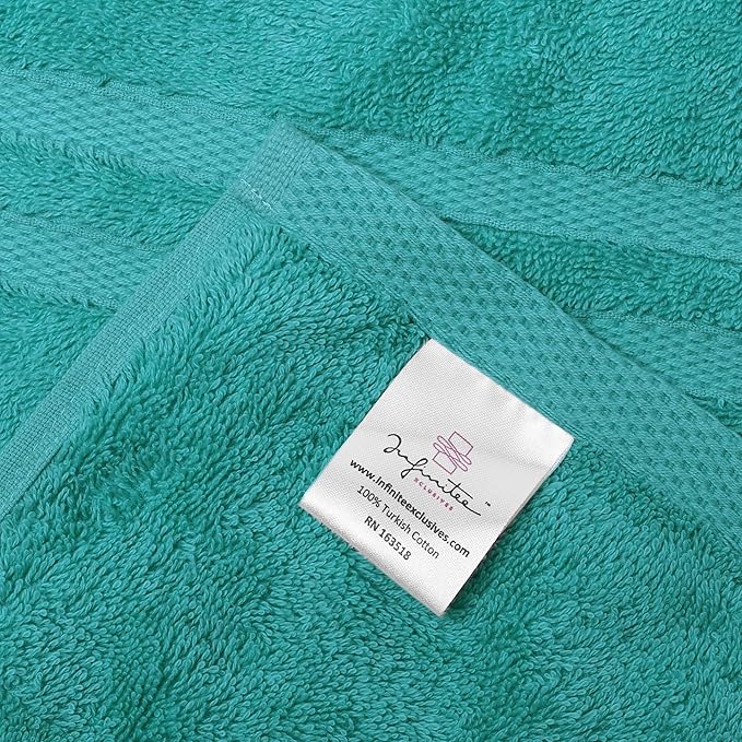 Infinitee xclusives teal hand towels