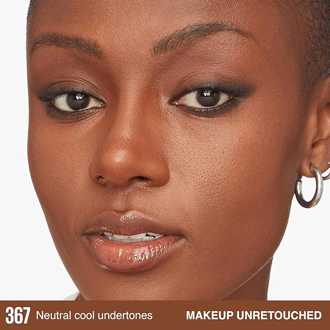 Maybelline Super Stay Lumi-Matte Foundation, Lightweight and Buildable Full Coverage Foundation Makeup For Up To 30HR Wear, 367, 1 Count