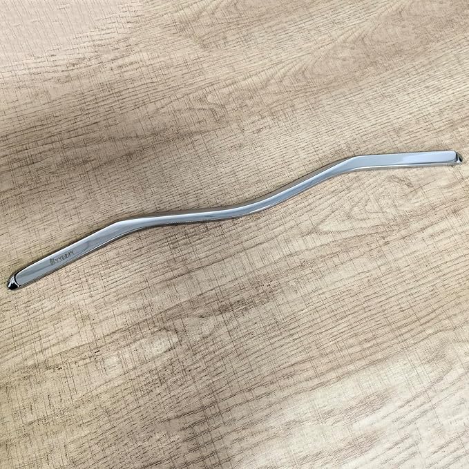 BYYDDIY Stainless Steel Muscle Scraper Stick for Lymphatic Drainage,Body Massage, Release Myofascial Trigger Points Reduce Muscle Soreness Tightness Leg Cramps for Physical Therapy (Ms)