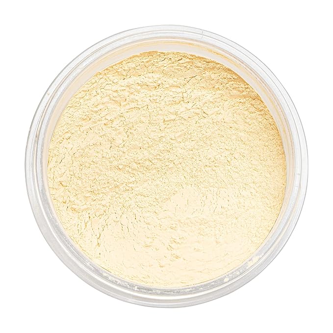Dermaflage D-Shine Banana Powder - Oil Controlling, Pore Minimizing & Makeup Setting Powder - Lightweight Matte Finish, Corrects Redness & Discoloration - Long-Lasting, 0.28oz