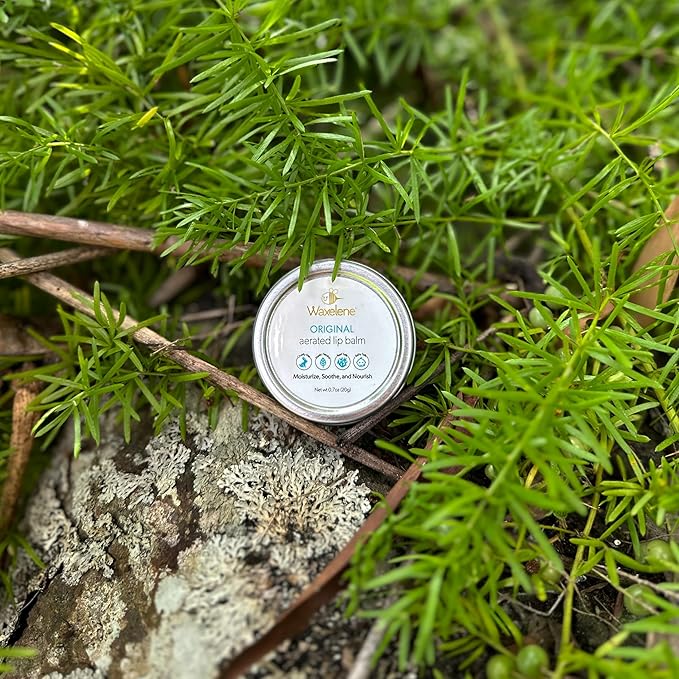 Waxelene Original Aerated Lip Balm Tin 4pc, Best Lip Balm Ever Organic Multipurpose Ointment Baby Eczema Dry Sensitive Skin Body Hand Face Moisturizer