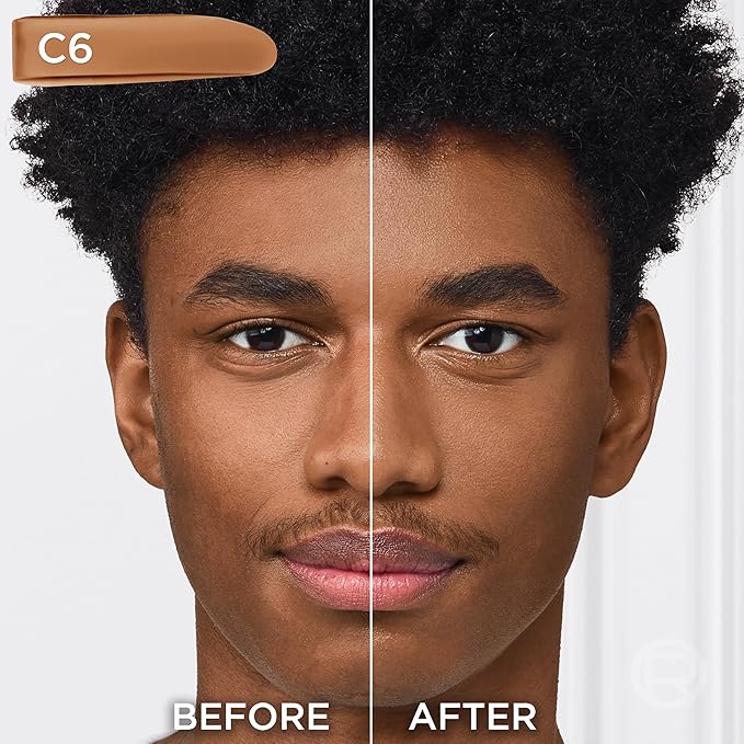 L'Oreal Paris True Match Super-Blendable Foundation, Medium Coverage Liquid Foundation Makeup, C6, Medium, 1 Fl Oz