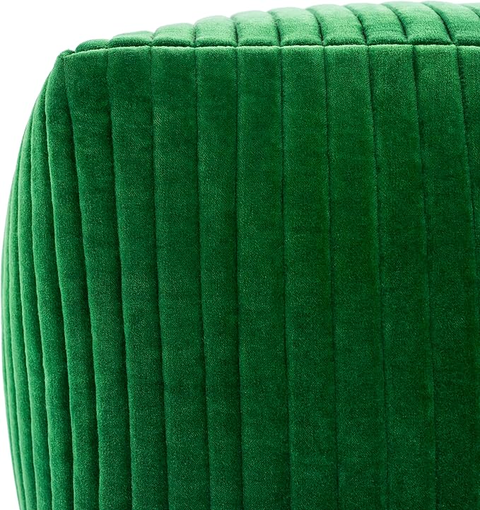 Mark&Day Pouf Ottoman, Rubbach Modern Dark Green Cube Pouf Foot Rest for Living Room, Bedroom and Boho Home Decor (16"x16"x16")