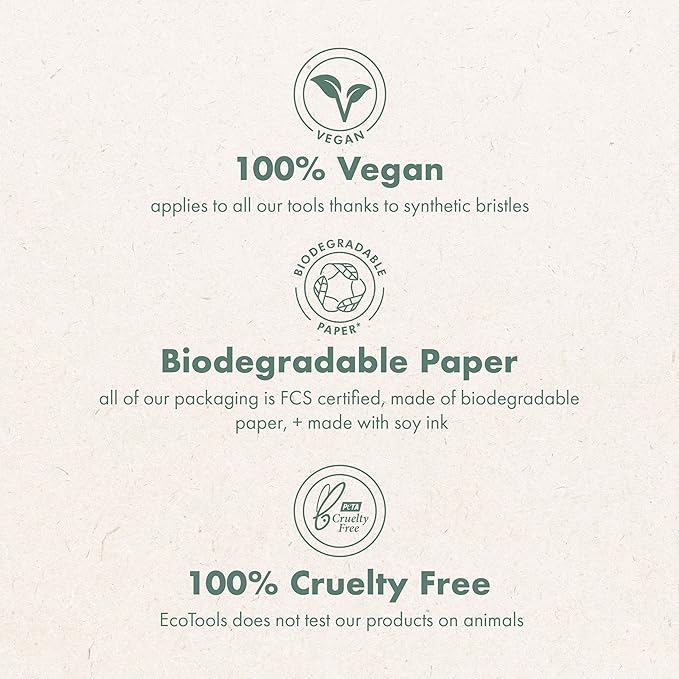 EcoTools Deep Cleansing Facial Brush, Manual Facial Cleansing Brush Exfoliates & Deeply Cleanses, Remove Makeup & Dry Skin, Eco-Friendly Face Brush for Cleansing, Color May Vary, 1 Count