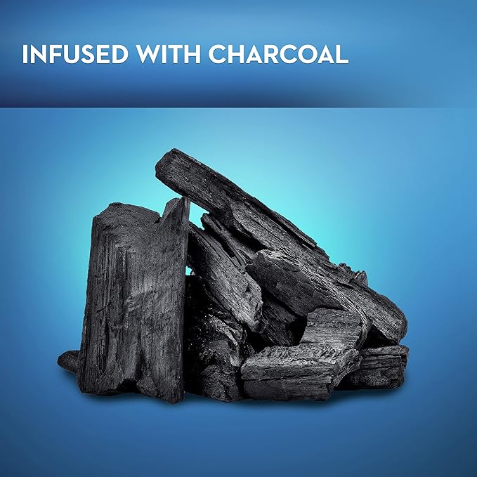 Oral-B Charcoal Infused Mint Dental Floss Picks, 75 Count, Pack Of 4