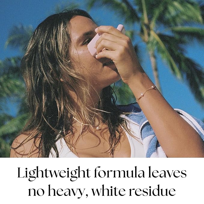 SPF 50 Sheer Mineral Sunscreen Stick - Vegan, Reef Safe, Non-Nano Zinc, Face Sunblock Stick, No White Residue, Ideal for Travel & Kids