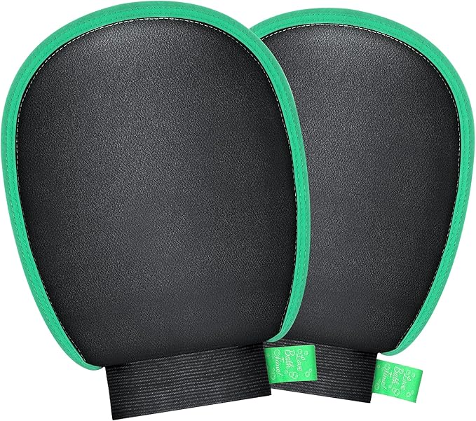 2 pcs deep exfoliating glove
