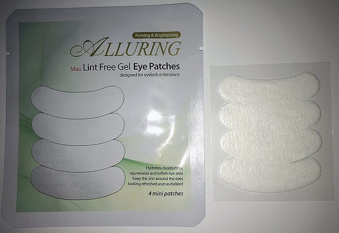 Mini Under Gel Eye Pads Lint Free for Eyelash Extensions (QTY:100 pairs (50 pouches))