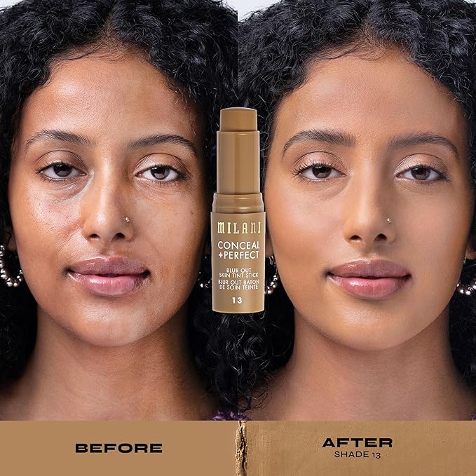 Milani Conceal + Perfect - Skin Tint Stick, Blur Out Tinted Moisturizer Makeup, Shade 013