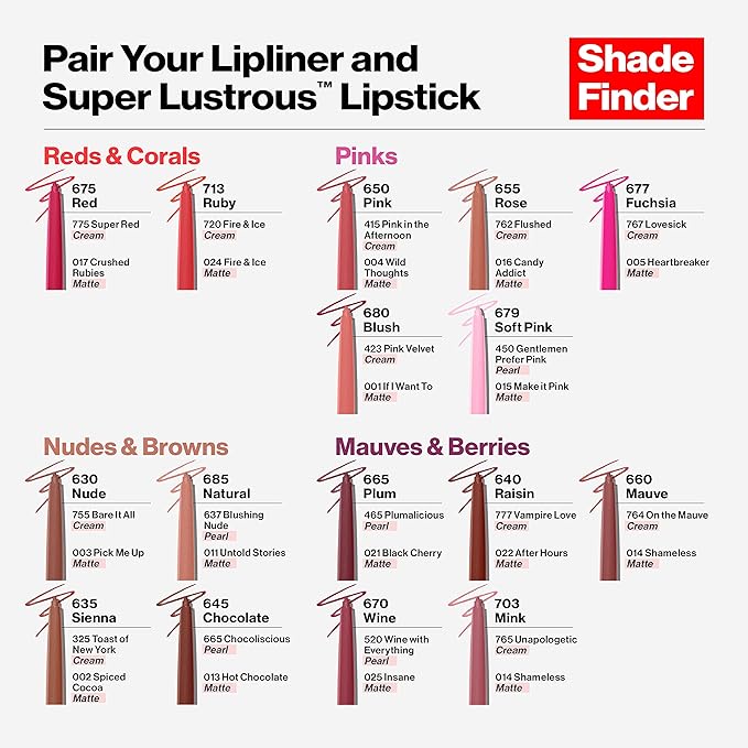 Revlon ColorStay Lipliner with Sharpener, Nudes 010, 0.01 Ounce (28 g)