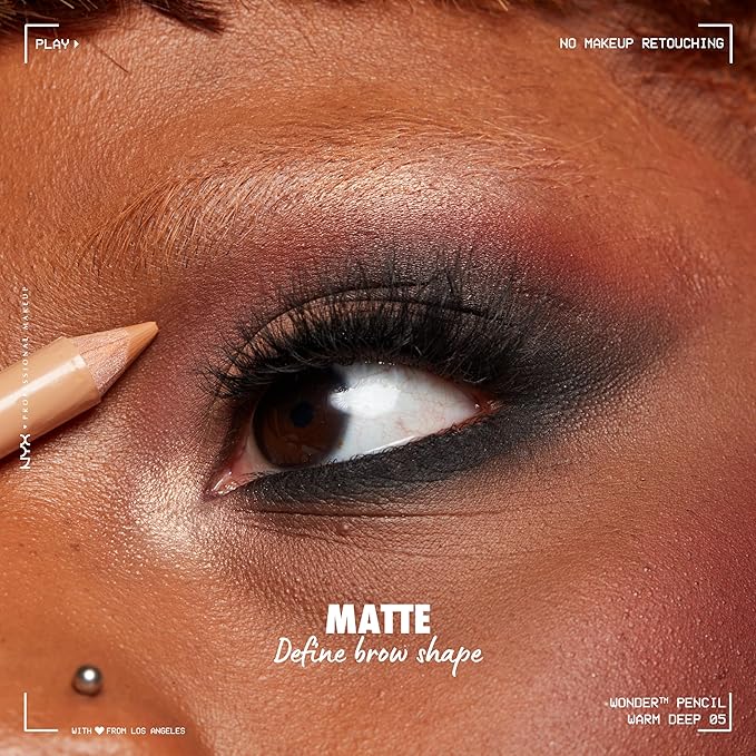 NYX PROFESSIONAL MAKEUP Wonder Pencil, Multi-Use Micro Highlighter & Concealer Stick - Warm Deep (Pack of 2)