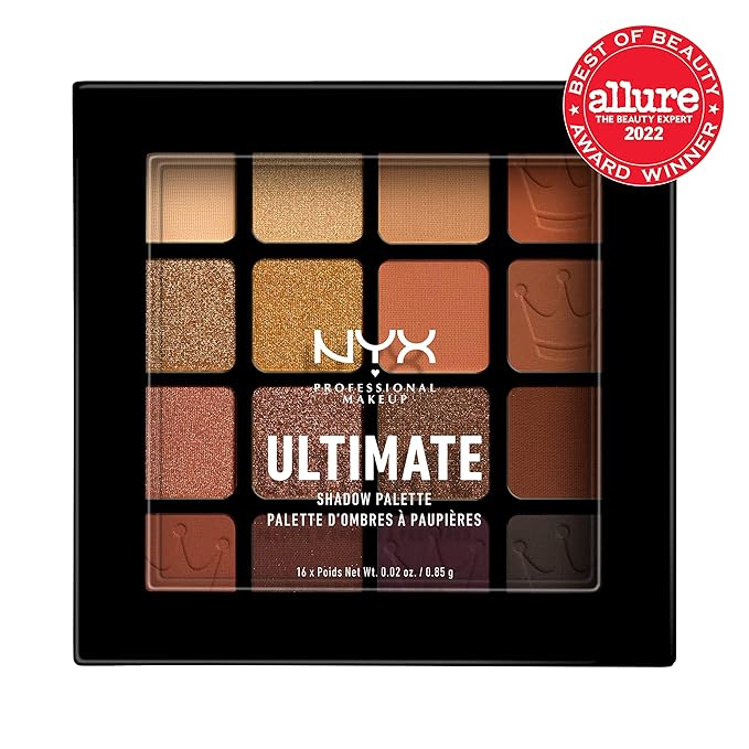 NYX PROFESSIONAL MAKEUP Ultimate Shadow Palette, Eyeshadow Palette