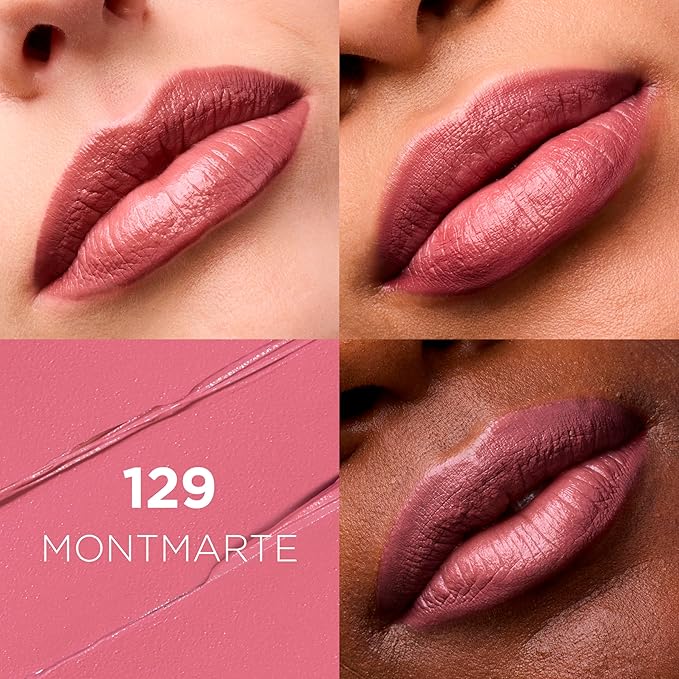 L'Oreal Paris Colour Riche Original Creamy, Hydrating Satin Lipstick with Argan Oil and Vitamin E, Montmartre , 1 Count