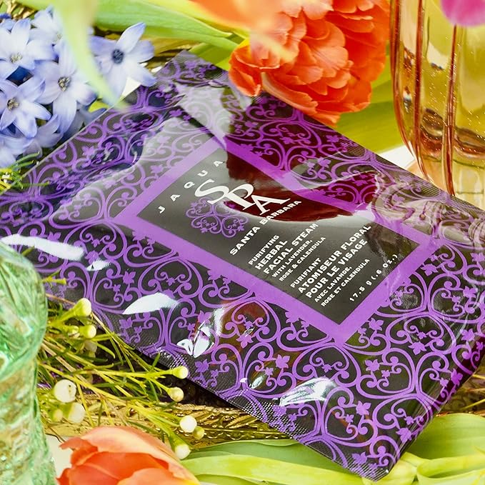 Jaqua Facial Steam Kit for Women – Herbal Sachets with Lavender, Rose & Calendula | Self-Care Spa Detox for Glowing Skin Signature | 4 Pack