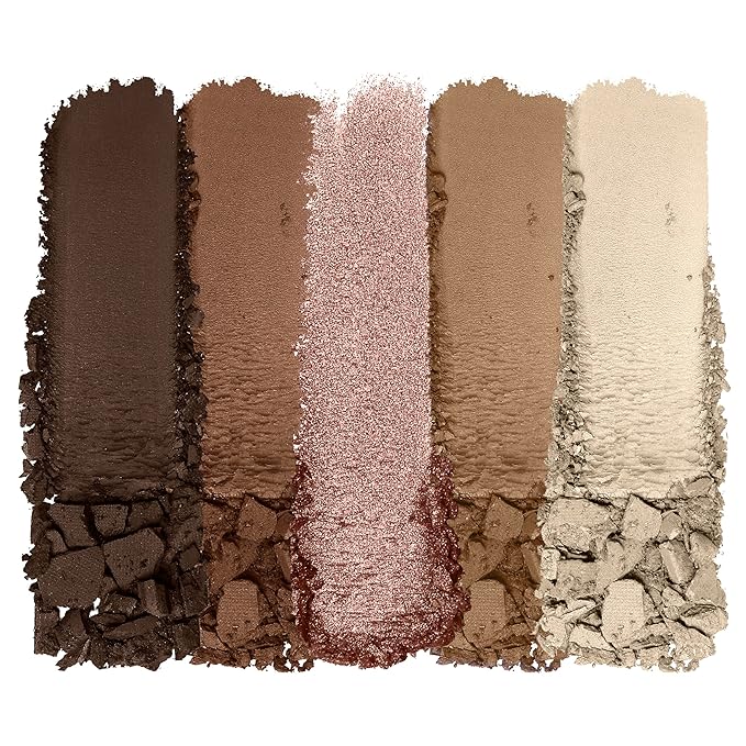 wet n wild Color Icon Eyeshadow Makeup 5 Pan Palette, Matte, Shimmer, Metallic, Long Wearing, Rich Buttery Pigment, Cruelty Free - Walking On Eggshells