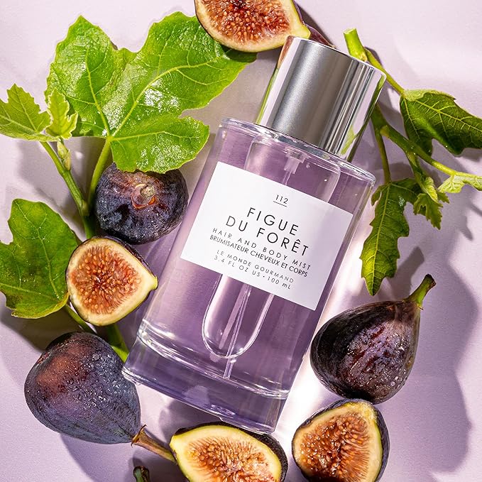 Le Monde Gourmand Figue du Forêt Hair & Body Mist - 3.4oz (100ml) - Fig, White Tea and Sweet Almond Milk Fragrance Notes