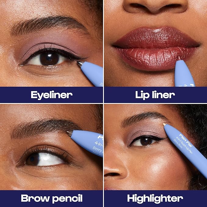Alleyoop Pen Pal Touch-Up 4-in-1 Makeup Pen, Berry