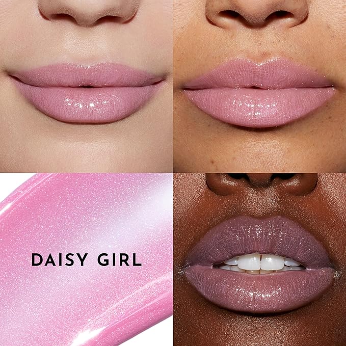 Lawless Forget the Filler Lip Plumping Line Smoothing Gloss - Daisy Girl - Premium Volumizing Lip Gloss with Natural Ingredients Designed to Plump, Firm, and Hydrate Lips 0.11 oz