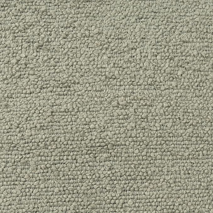 L. R. Resources, Inc. LR Home Handmade Contemporary Solid Boucle Indoor Medium Pouf Ottoman, Green | Cube for Living Room, Bedroom & Dorm Decor | 18 x 18 x 18 Stuffed Ottoman for Seating