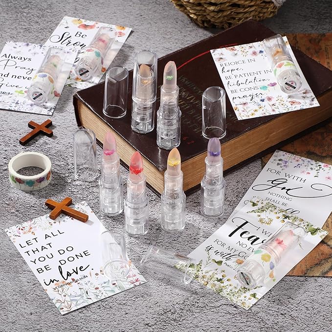 12 Sets Christian Lip Balms