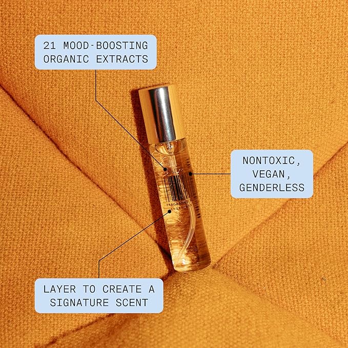 DedCool Eau de Parfum (03 Blonde - 0.5 fl oz) With Notes of Black Violet, Saffron, Perfume for Men and Women, Luxury Fragrance, Long Lasting, with Essential Oils, Non-Toxic, Vegan, Fragrance For All