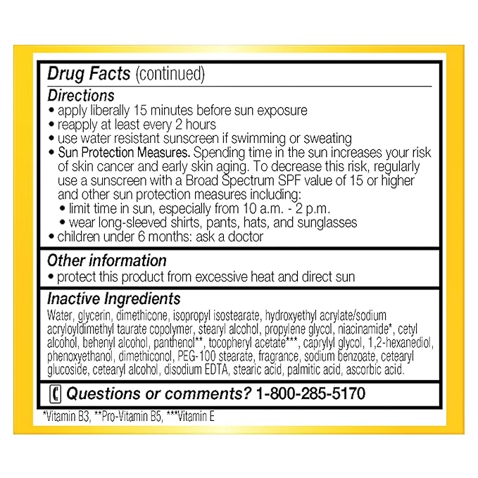 Olay Face Moisturizer Complete All Day UV Moisture Cream with Sunscreen SPF 15, Normal Skin, 2 Fl Oz (Pack of 3)