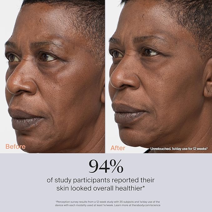 TheraFace Therabody TheraFace PRO - Microcurrent Facial Device, 8-in-1 Compact Face Massager&Facial Sculpting Tool with Light Therapy for Skin Tightening, Anti Wrinkle, Anti Aging & Skin Care (White)