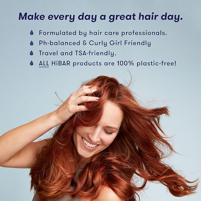 HiBAR - Maintain Shampoo & Conditioner Set - For Well-Balanced Hair - Cleanse & Nourish - Honey, Shea Butter, Coconut Oil & Vitamin B5 - Plastic, Soap, Paraben & Sulfate-Free -Color Safe -2 Solid Bars