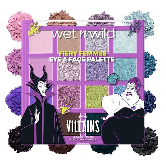wet n wild Disney Villains Fiery Femmes Eye & Face Palette – Beautiful Destroyer