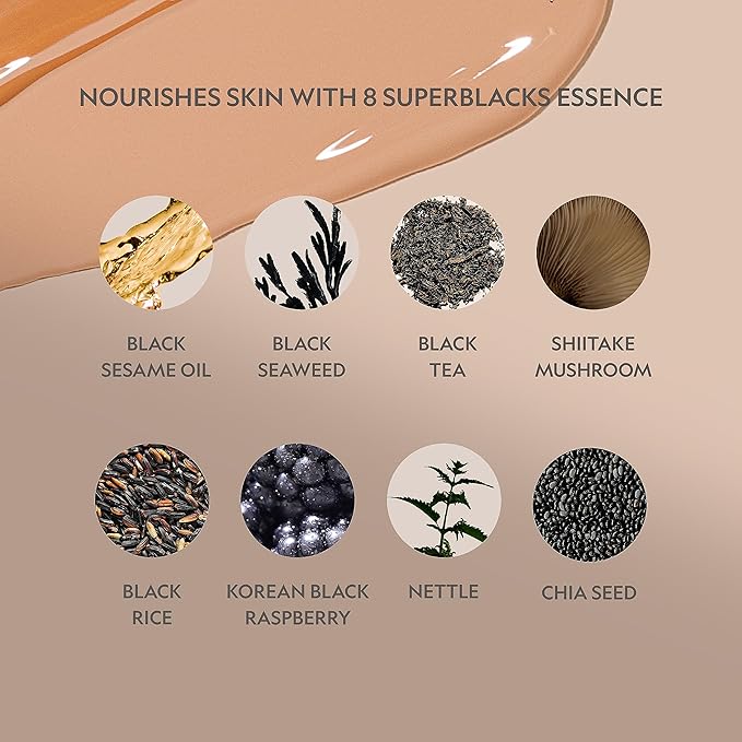 YENSA Serum Foundation Makeup - Super Silk Full Coverage Foundation Enriched with Peptides, Vitamin C & Ferulic Acid to Help Reduce Fine Lines, Wrinkles & Dark Circles - Tan 3 (1 oz)