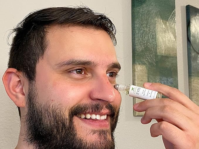 EYES, Natural Anti Aging Eye Serum | Hydrating and Firming Instant Treatment for Tired Puffy Eyes, Dark Circles, Swollen Eyelid, Eye Bags with Cucumber and Avocado | Made in USA