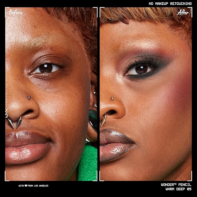 NYX PROFESSIONAL MAKEUP Wonder Pencil, Multi-Use Micro Highlighter & Concealer Stick - Warm Deep