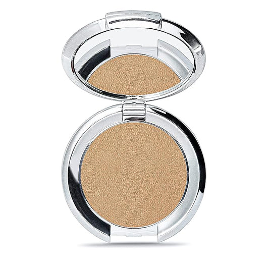 Nude Envie - Powder Highlighter - Velvety Texture & Easy Application - Smooth, Buildable, Shimmer Finish - Infused With Crushed Pearls - Mirror Compact - Vegan, Paraben-Free & Cruelty-Free - Goddess