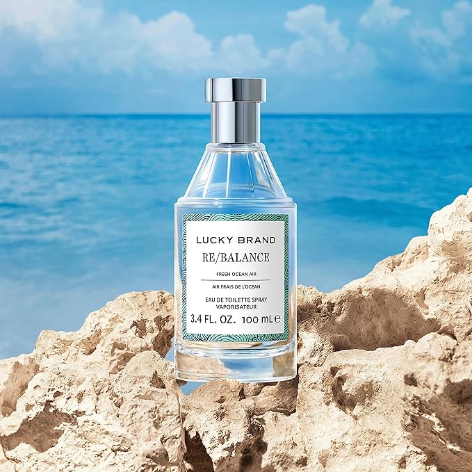 Lucky Brand Re/Balance The New Sustainably-Inspired & Harmonious Mood-Evoking Unisex Fragrance For Women & Men, 3.4 Fl Oz EDT Spray (Pack of 1)