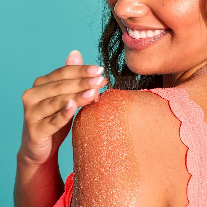 Tree Hut Peach Sorbet Shea Sugar Scrub | Exfoliating Body Scrub Removes Dead, Dry Skin for a Soft & Hydrated Feel | Nourishing Essential Body Care | 18 fl oz.