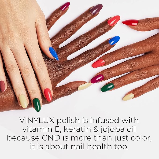 CND Vinylux Longwear Red Nail Polish, Gel-like Shine & Chip Resistant Color, Lobster Roll, 0.5 fl. oz