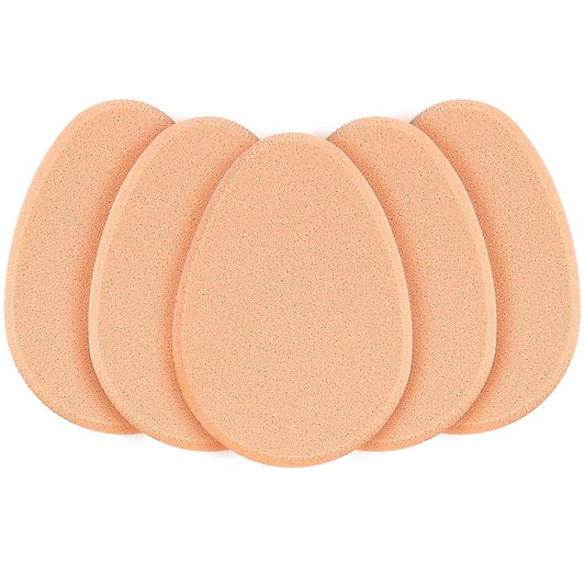 5 Packs Makeup Sponges Oval Puff Make-up Egg Air Cushion Puff Beauty Foundation Sponge Professional Makeup Wet and Dry for Eye Foundation Blush Application Forehead Cheeks