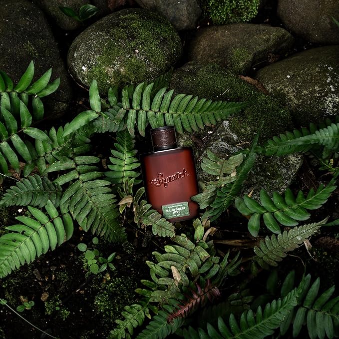 Dr. Squatch Natural Cologne for Men - Scent-Lock Technology and Sustainably-Sourced Ingredients - Rainforest Mist Cologne (1.7 fl oz)