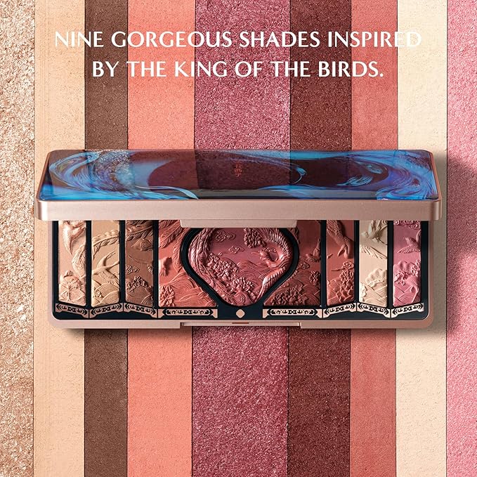 FLORASIS Floral Engraving Phoenix Makeup Palette (04 Burgundy Sunset)