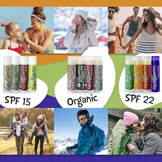 Lizard Lips SPF 15 Lip Balm (Vanilla)