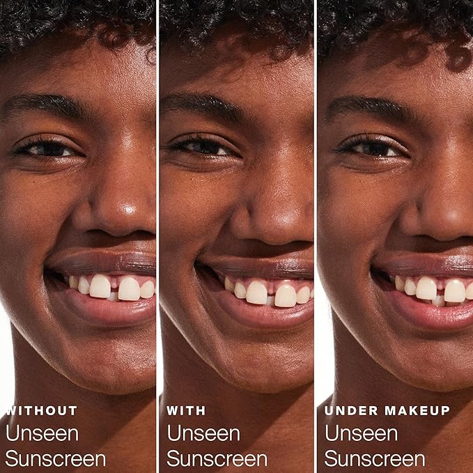 Supergoop! Unseen Clear Face Sunscreen - SPF 40 - Invisible + Broad Spectrum + Makeup-Gripping Primer - Weightless, Scentless, Oil Free - For All Skin Types & Tones - 1.7 fl oz