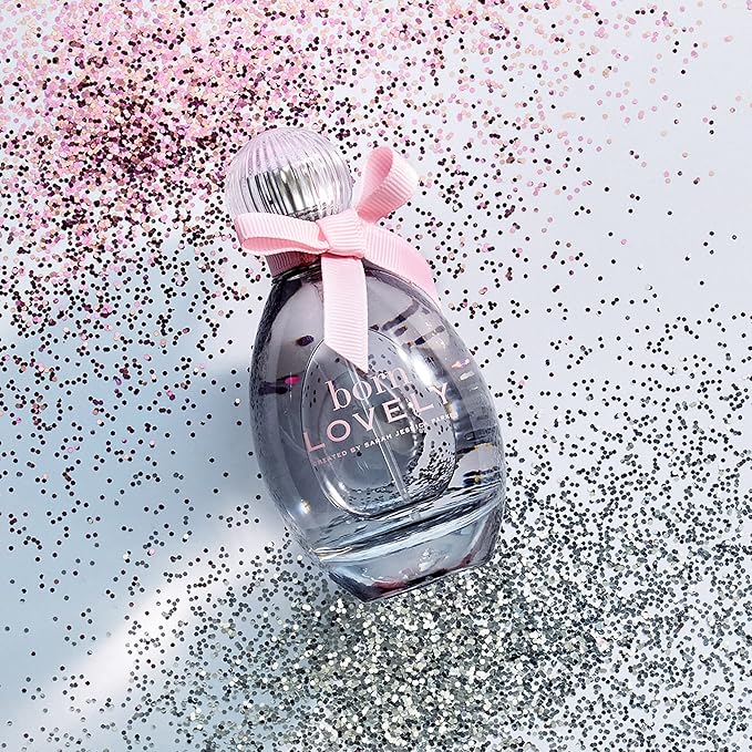 SJP Born Lovely Lush, Sweet, Elegant Amber Floral Eau De Parfum Spray Fragrance for Women - Mandarin, Peony, Honeysuckle, and Freesia - Intense, Long Lasting Scent - 1.7 oz