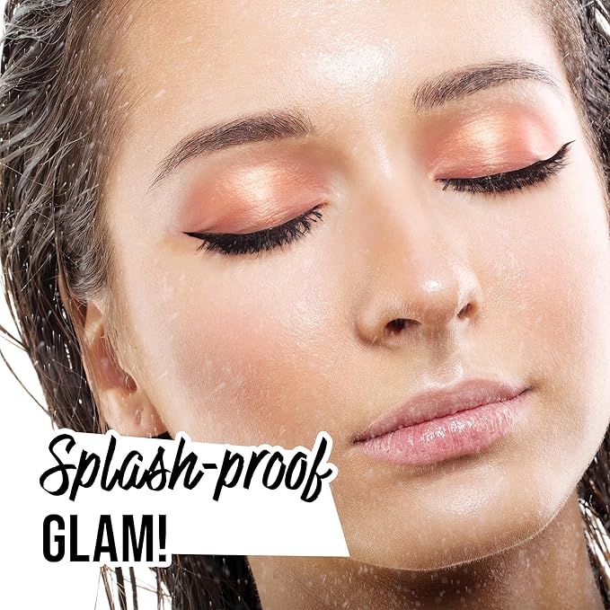 NOON'S UP Flat Eye-Liner - Waterproof Liquid Eyeliner Pen | Ultra-Slim & Bold Ash Brown Eyeliner Liquid | Quick Dry Waterproof Eyeliner Pen | Eye-Defining Brown Liquid Eyeliner 0.018 Fl Oz