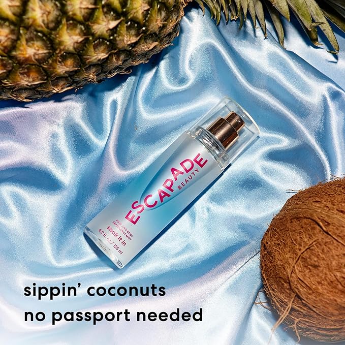 Soak It In Fragrance Body Mist (4.2oz) - Coconut water, Gardenia Petals, Tonka Bean, Whipped Vanilla