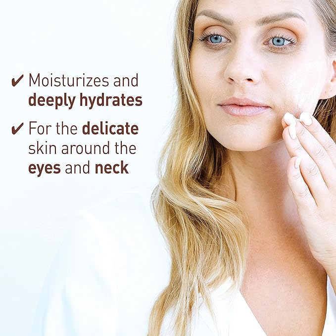 Moraz Herbal Eye and Neck Cream - Pomegranate Moisturizer - Neck and Under Eye Cream - Shea Butter Infused Skin Care - Anti Aging Eye Cream - 1.7 oz