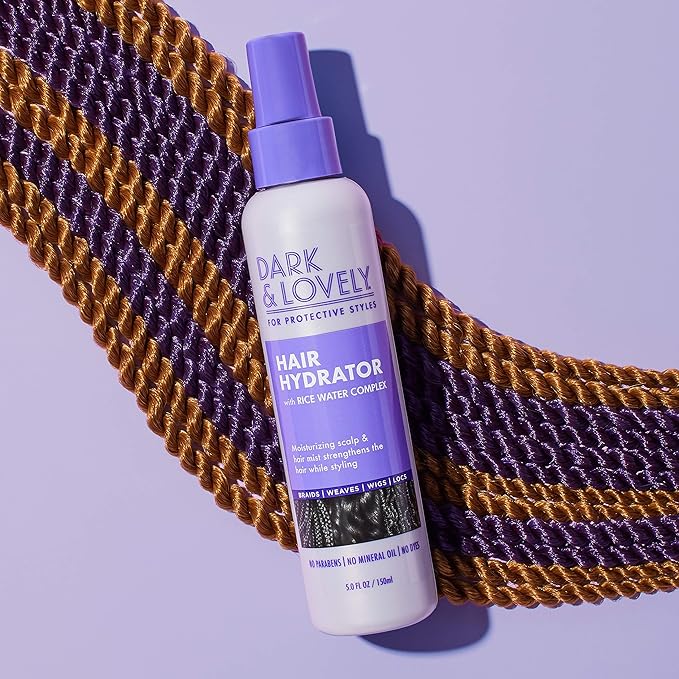 Dark and Lovely For Protective Styles Hair Hydrator with rice water complex 5.0 fl oz