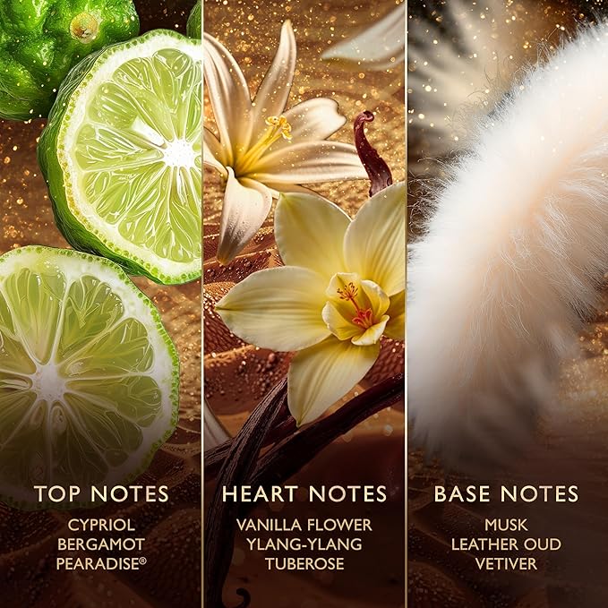 Jawhara Golden Nectar | Ambery White Eau de Parfum 3.3 fl oz | Notes of Bergamot, Vanilla Flower, Ylang-Ylang and Musk | Long Lasting | Everyday Wear | Travel Size