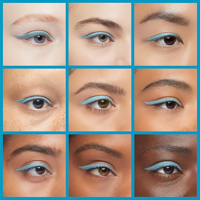 ColourPop Crème Gel Waterproof Eyeliner - 18HR Wear, Ultra-Pigmented Eyeliner Pencil with Matte & Metallic Finishes - Smudge-Proof, Vegan & Cruelty-Free - Crystal Crush (0.01 oz)